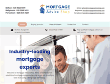 Tablet Screenshot of mortgageadviceshop.com